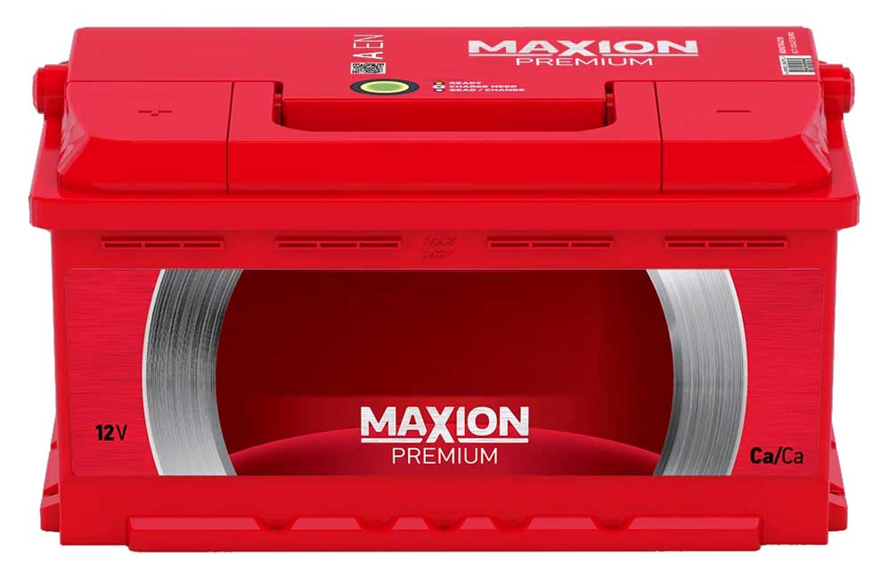 Акумулятор Maxion Premium 60Ач, 600А, 175/242/190, 12V, -/+