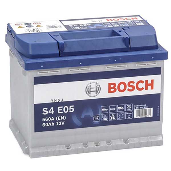Аккумулятор BOSCH EFB (S4E05) 60Ач, 640А, 175/242/190, 12V, -/+
