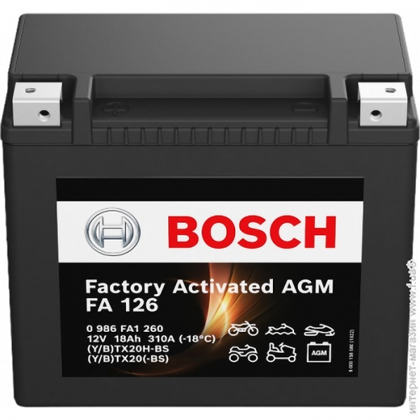 Аккумуляторы BOSCH (FA126)