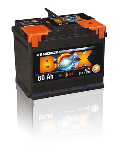 Аккумулятор A-MEGA ENERGY BOX ASIA 60Ач, 510А, 175/230/212, 12V, +/-