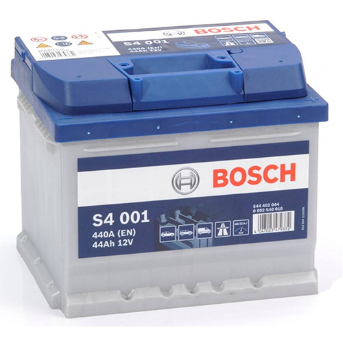 Аккумулятор BOSCH (S4001) 44Ач, 440А, 175/207/175, 12V, -/+