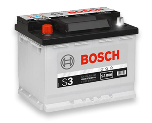 Аккумулятор BOSCH (S3006) 175x242x190 мм 56Ач
