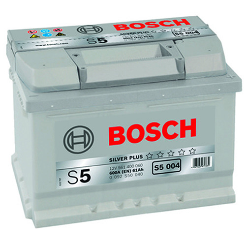 Аккумулятор BOSCH (S5004) 61Ач, 600А, 175/242/175, 12V, -/+