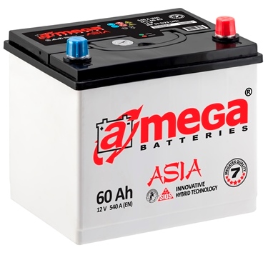 Автомобильные аккумуляторы A-MEGA ASIA