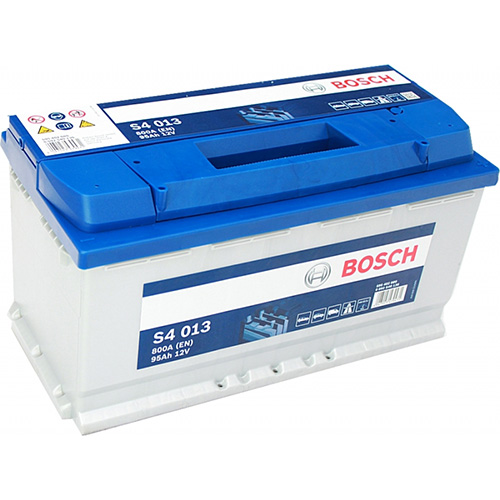 Аккумулятор BOSCH (S4013) 95Ач, 800А, 175/353/190, 12V, -/+