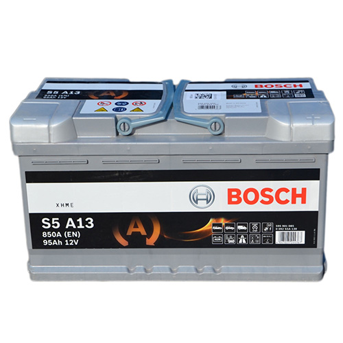 Аккумулятор BOSCH AGM (S5A13) 95Ач, 850А, 175/353/190, 12V, -/+