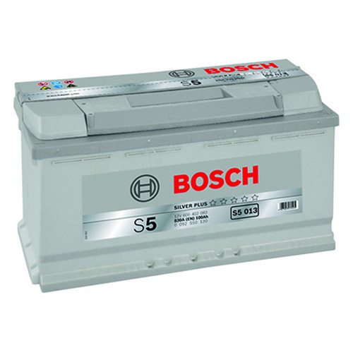Аккумулятор BOSCH (S5013) 100Ач, 830А, 175/353/190, 12V, -/+