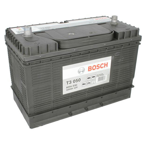 Акумулятор BOSCH (T3050) 105Ач, 800А, 172/330/240, 12V, +/-