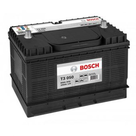 Аккумулятор BOSCH (T3052) 105Ач, 800А, 172/330/240, 12V, +/-