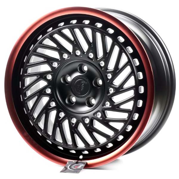 Кованые  диски WS Forged WS31/1M 18x8,0 PCD5x112 ET35 D57,1 SATIN_BLACK_LIP_RED_FORGED
