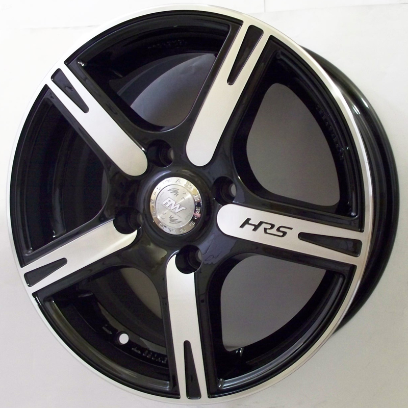 Литые  диски Racing Wheels H-372 15x6,5 PCD5x108 ET40 D67,1 BK-F/P