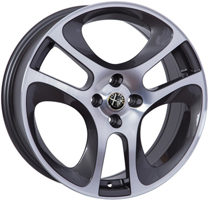 Литые  диски WSP Italy ALFA ROMEO W255 MaRs MiTo 16x7,0 PCD4x98 ET39 D58,1 ANTHRACITE POLISHED