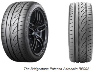 Літні шини Bridgestone Potenza RE002 Adrenalin